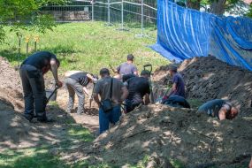 Search and exhumation works of the Ukrainian-Polish expedition in Lviv