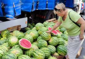 Watermelons in Kyiv