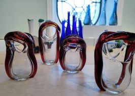 Decorative sets of vases by Vladimir Genshke