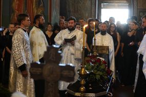 Funeral of Victoria Roshchina