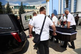 Funeral of Victoria Roshchina