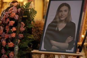 Portrait of Victoria Roshchina, who died in Russian captivity