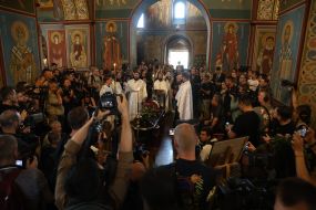 Funeral of Victoria Roshchina