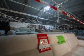 Elimination of the consequences of a drone strike on a furniture store in Kharkiv