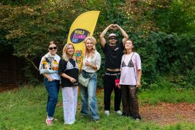 Participants of the "VIP Eco-picnic 2025" action in Hydropark in Kyiv