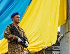 Celebrations for the National Flag Day in Uzhhorod