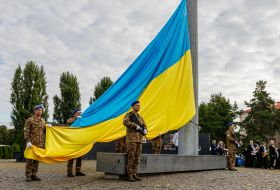 Celebrations for the National Flag Day in Uzhhorod