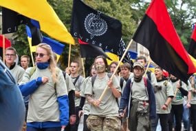 March in memory of the fighters of the Ukrainian nation in Lviv