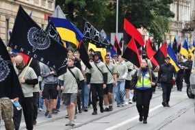 March in memory of the fighters of the Ukrainian nation in Lviv