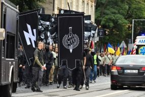 March in memory of the fighters of the Ukrainian nation in Lviv