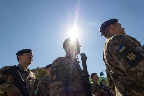 Independence Day celebrations on Sophia Square in Kyiv