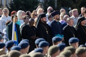 Independence Day celebrations on Sophia Square in Kyiv