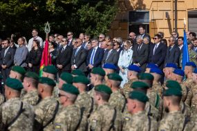 Independence Day celebrations on Sophia Square in Kyiv