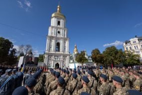 Independence Day celebrations on Sophia Square in Kyiv