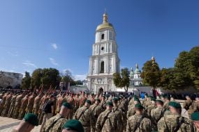 Independence Day celebrations on Sophia Square in Kyiv