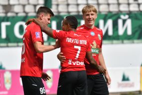 Players of FC Karpaty (Lviv)