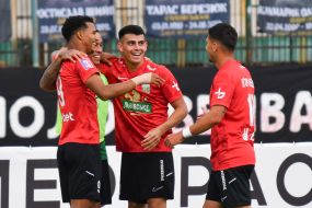 Players of FC Karpaty (Lviv)