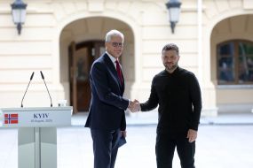Volodymyr Zelenskyy and Jonas Gahr Stоre