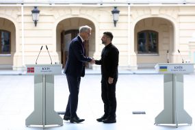Volodymyr Zelenskyy and Jonas Gahr Stоre