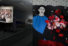 Works from the cycle "Dedicated to Grandma Hala 2018-2025" by Ukrainian artist Oksana Bryukhovetska