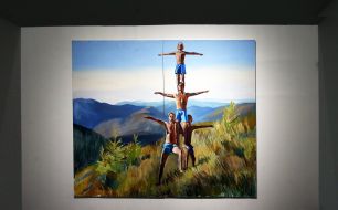 Work from the series "Wonderland" by artist Lesya Khomenko