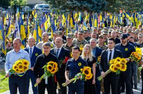 Ceremony honoring the memory of the fallen defenders of Ukraine