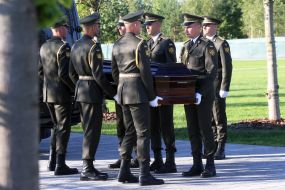 Military burial ceremony of the Unknown Soldiers at the National War Memorial Cemetery