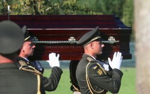 Military burial ceremony of the Unknown Soldiers at the National War Memorial Cemetery