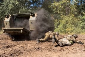 Training of infantrymen of the operational battalion of the 13th brigade of the National Guard in the Kharkiv region