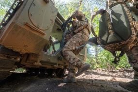Training of infantrymen of the operational battalion of the 13th brigade of the National Guard in the Kharkiv region