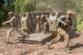 Training of infantrymen of the operational battalion of the 13th brigade of the National Guard in the Kharkiv region