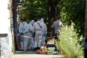 The place of the murder of the former chairman of the VRU, People's Deputy Andrii Parubiy