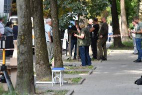The place of the murder of the former chairman of the VRU, People's Deputy Andrii Parubiy