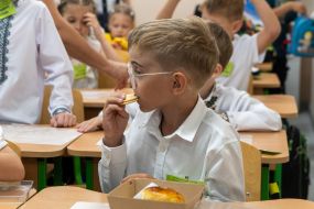 First graders in Kharkov