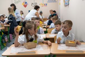 First graders in Kharkov