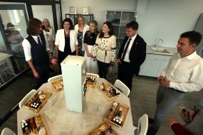 Valentina Poltorak, Ilona Postemska, Felix Baumann and Vasyl Bilogura