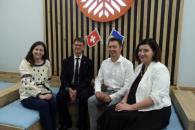 Ілона Постемська, Фелікс Бауманн, Василь Білогура та Валентина Полторак