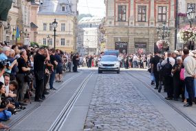 City-wide farewell ceremony for People's Deputy Andriy Parubiy in Lviv