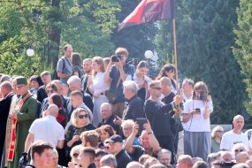Farewell to People's Deputy Andriy Parubiy at the Lychakiv Cemetery in Lviv