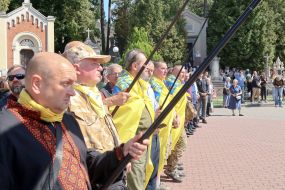 Farewell to People's Deputy Andriy Parubiy at the Lychakiv Cemetery in Lviv