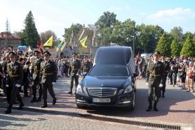 Farewell to People's Deputy Andriy Parubiy at the Lychakiv Cemetery in Lviv