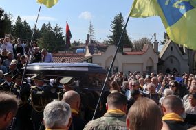 Загальноміська церемонія прощання з народним депутатом Андрієм Парубієм у Львові