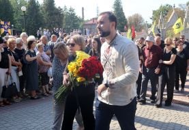 Andi Parubiy's wife Ulyana Parubi