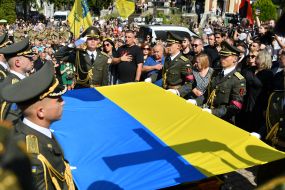 Загальноміська церемонія прощання з народним депутатом Андрієм Парубієм у Львові