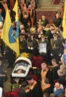 Загальноміська церемонія прощання з народним депутатом Андрієм Парубієм у Львові