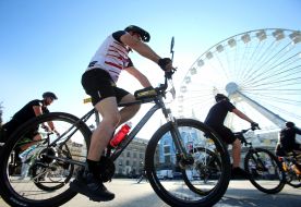 Участники соревнований "Киевская сотка"