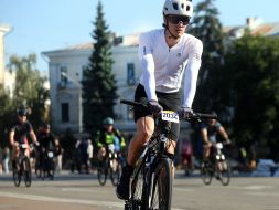 Участники соревнований "Киевская сотка"