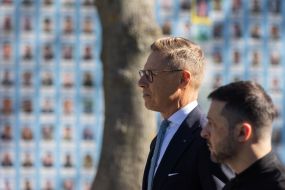Volodymyr Zelenskyy and Alexander Stubb honored the fallen defenders of Ukraine