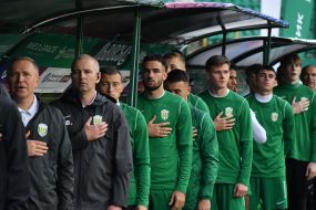 Players of FC Karpaty (Lviv)