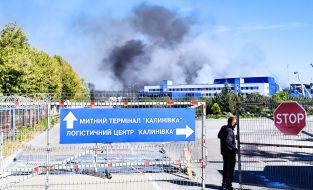 Fire in the territory of the logistics center of the company "Epicenter"